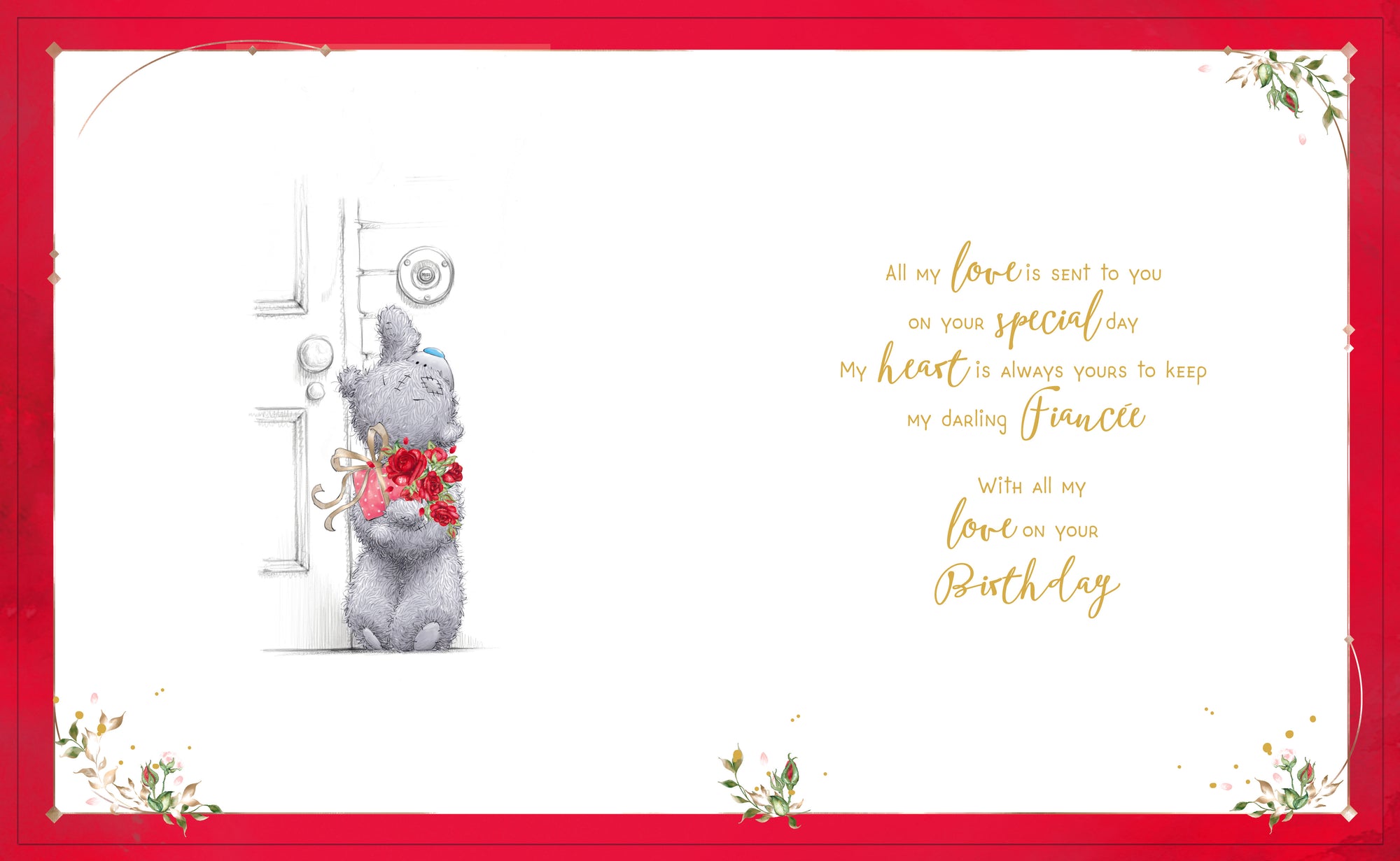 Me To You Bear To My Beautiful Fiancée On Your Birthday