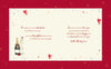 Birthday Card For The One I Love, Champagne And Roses Handmade Greeting Card By Wishing Well Studios - 8x10ins