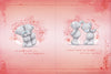 Me to You Tatty Teddy Luxury  Boxed Birthday Greeting Card To The One I Love Bears On A Bench 12x9ins -