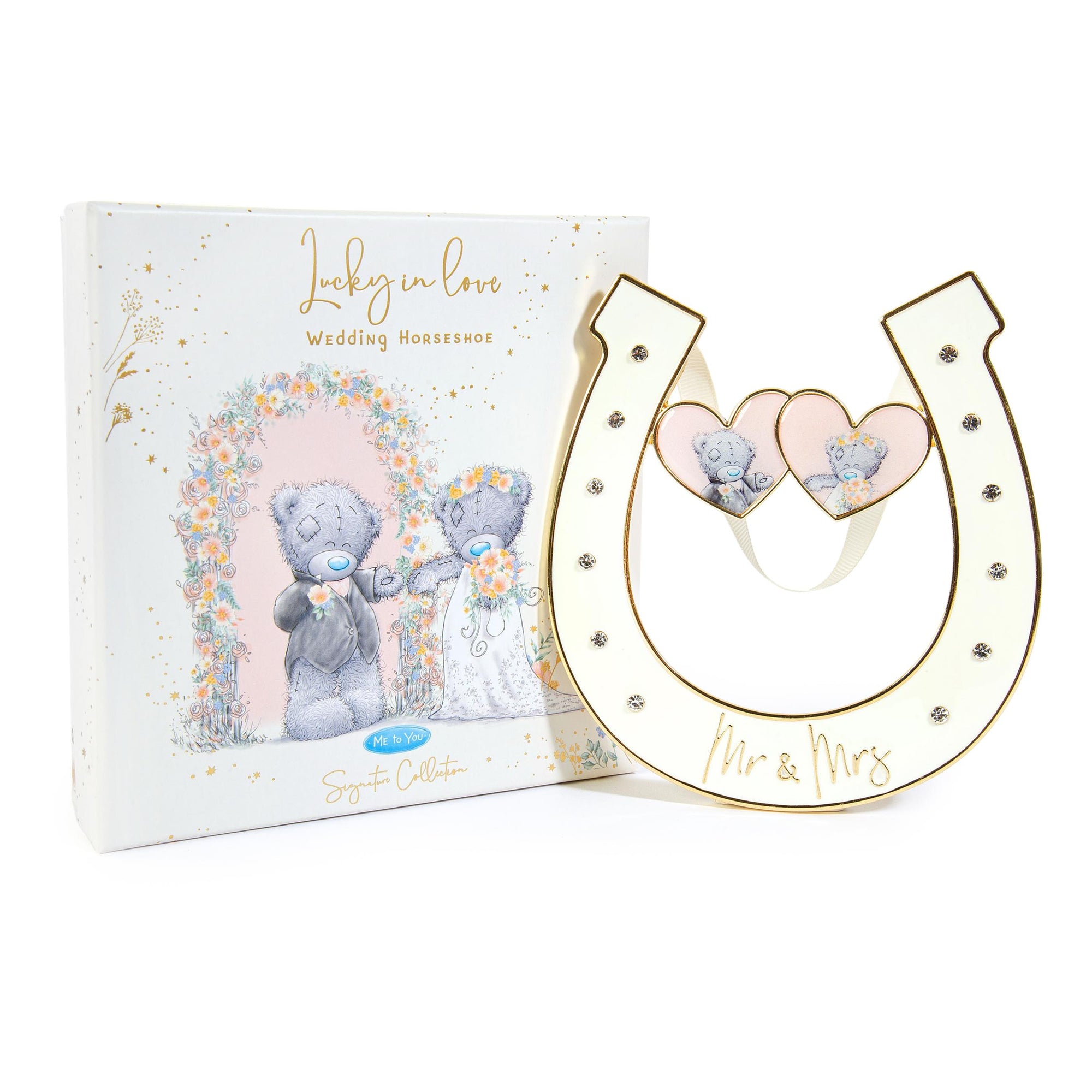 Me to You Tatty Teddy Good Luck Wedding Horseshoe Gift - Official Collection