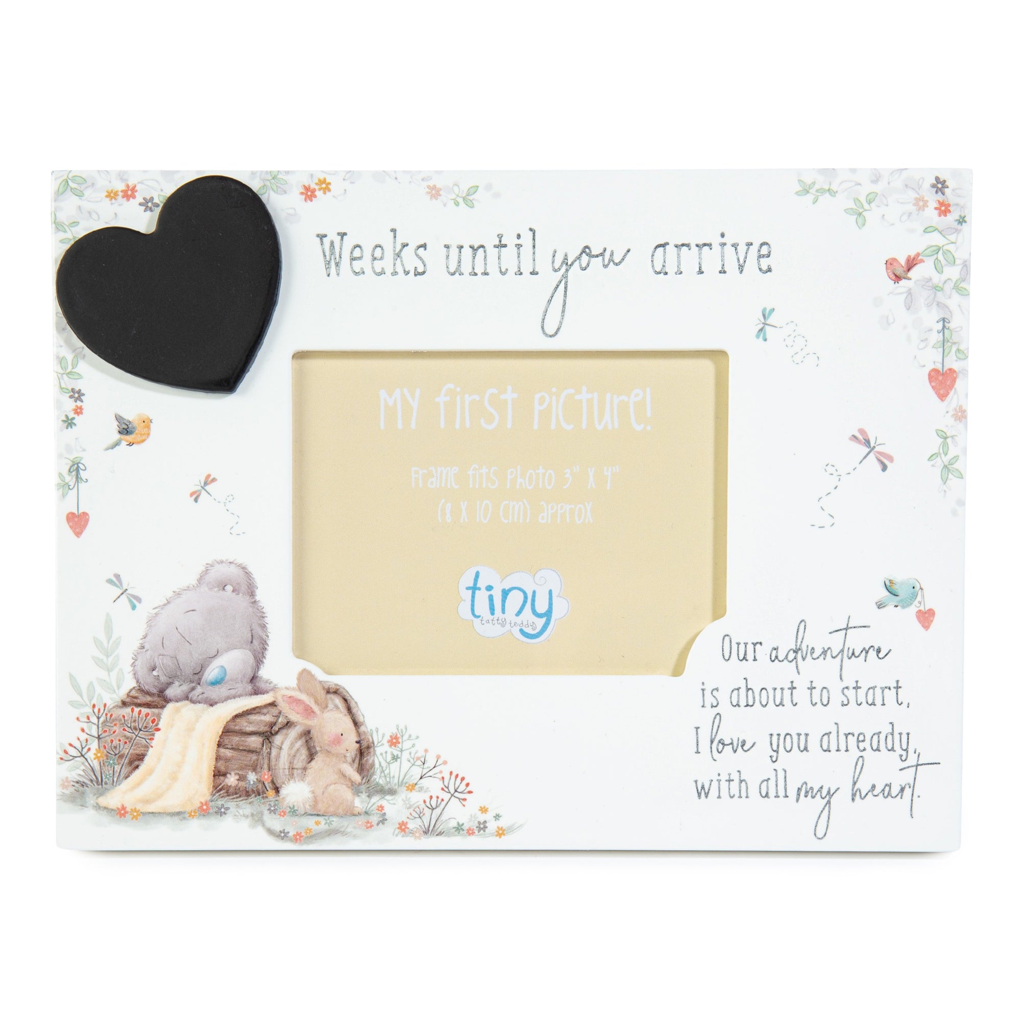 Me to You Tiny Tatty Teddy Baby Countdown Frame, Pregnancy Gift - Official Collection