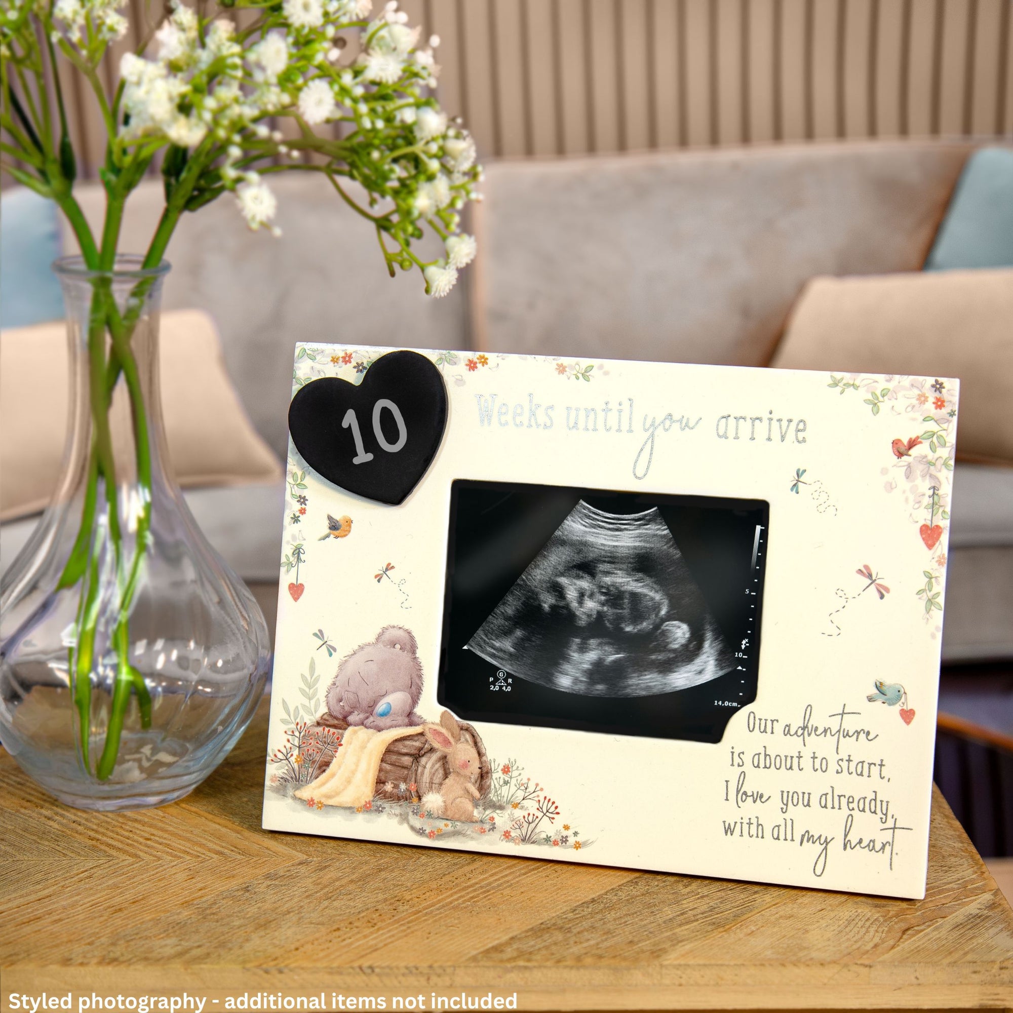 Me to You Tiny Tatty Teddy Baby Countdown Frame, Pregnancy Gift - Official Collection