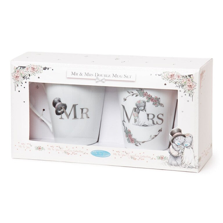 Mr & Mrs Double Mug Gift Set