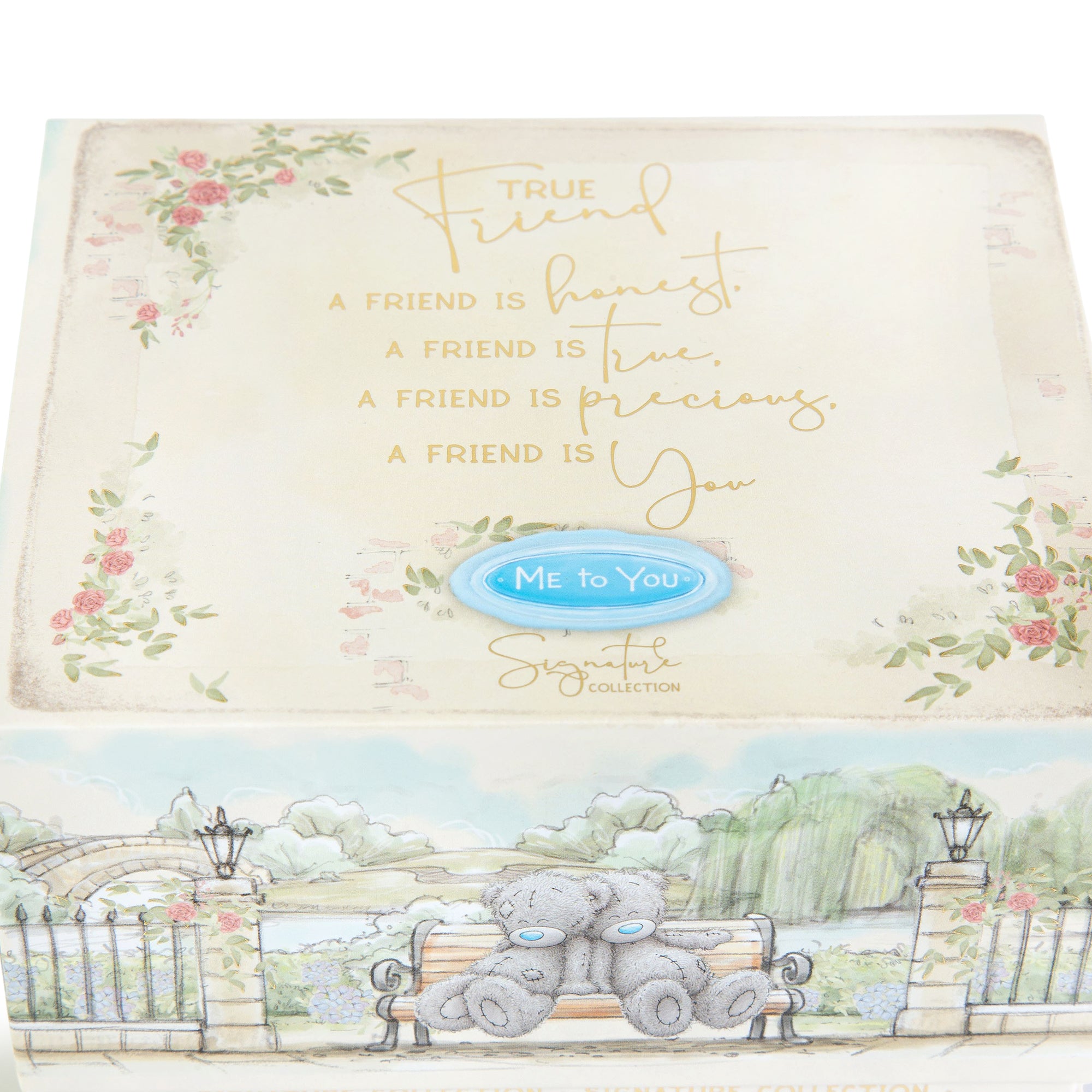 Me to You Tatty Teddy Luxury New Bone China Mug For A True Friend - Presented In Foil Inlaid Gift Box - Signature Collection