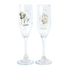 Me to You Tatty Teddy Wedding Champagne Glasses in a Gift Box - Signature Collection