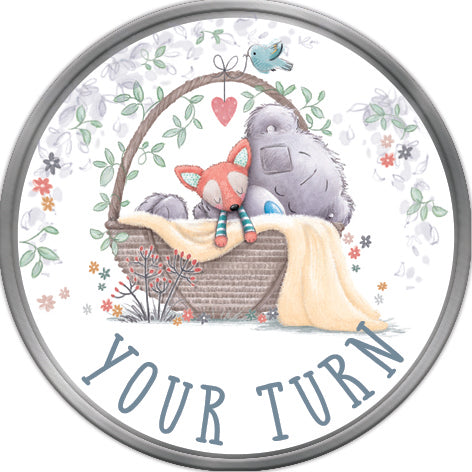 Me to You Tiny Tatty Teddy New Parent Decision Flip Coin, Fun New Baby Gift - Official Collection
