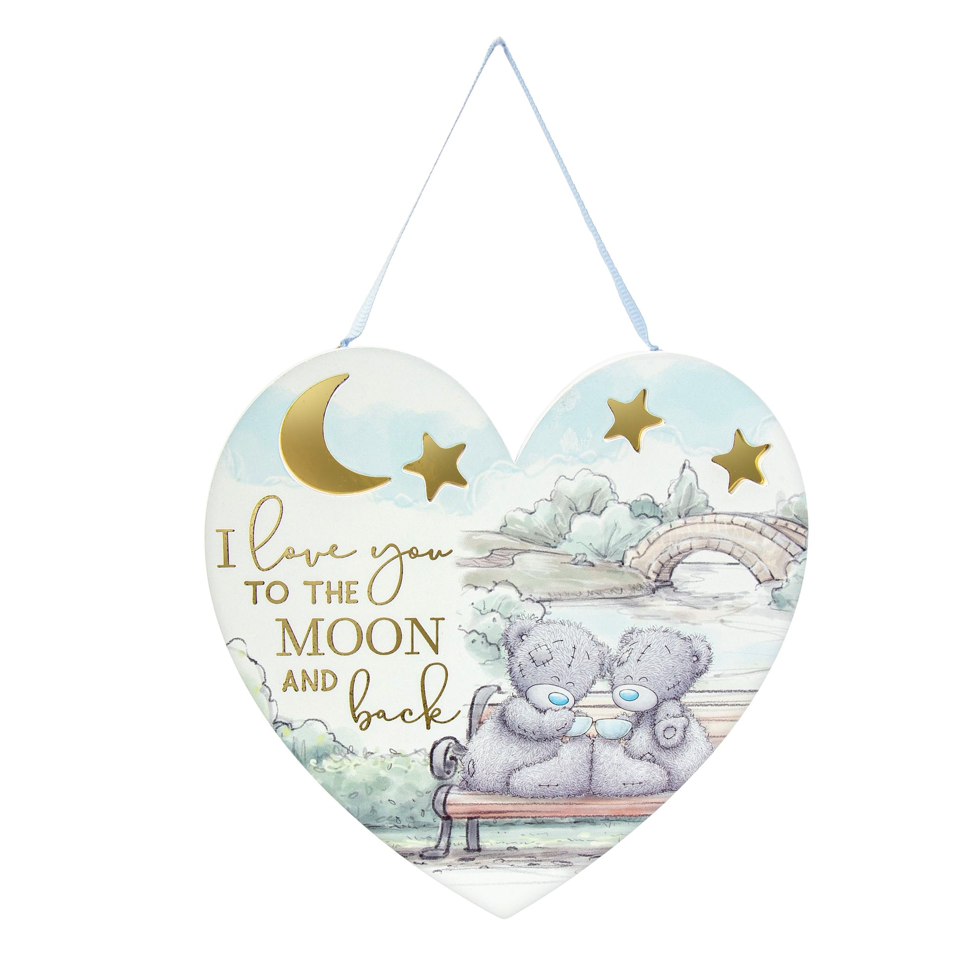 Me to You Tatty Teddy Moon & Back Hanging Plaque - Signature Collection