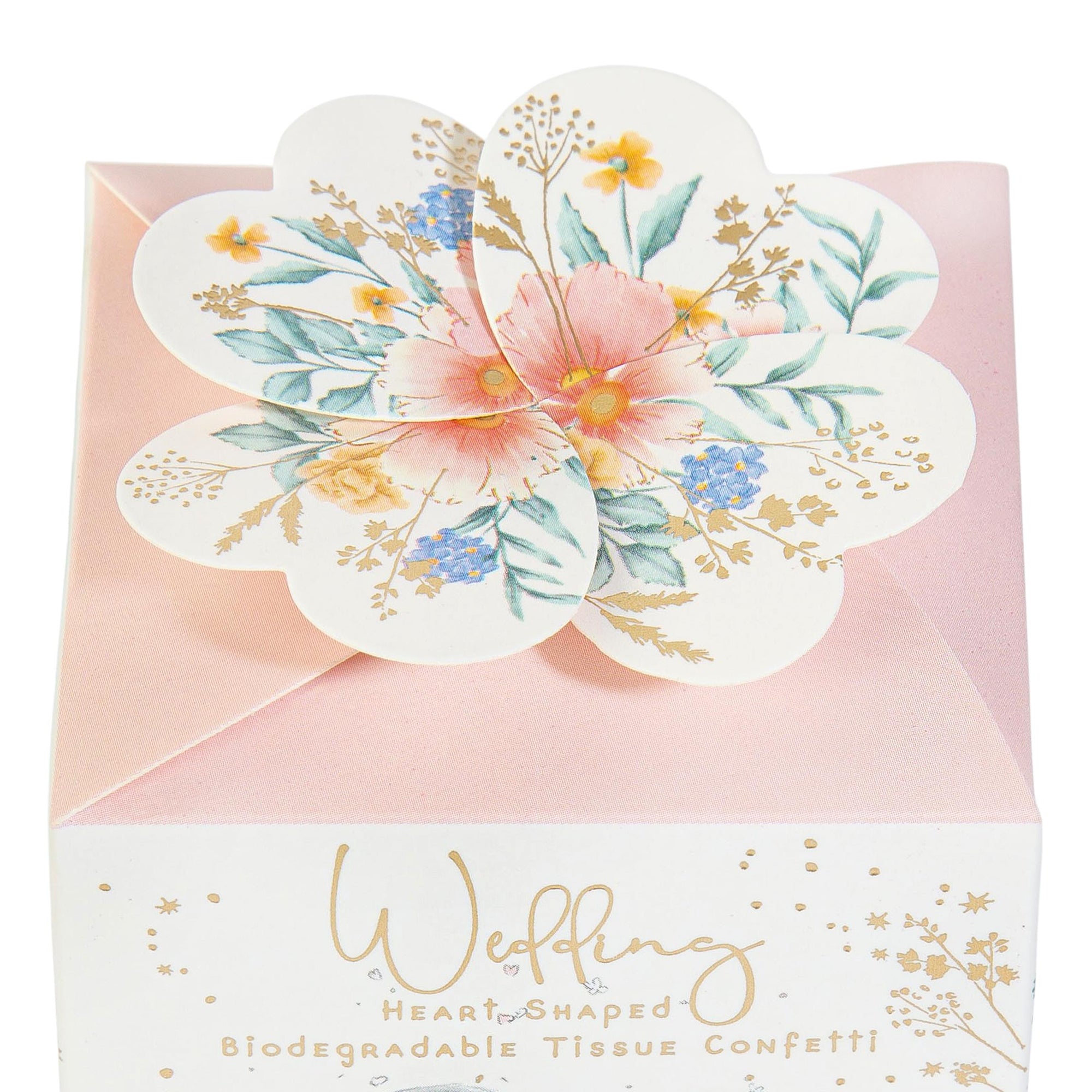 Me to You White & Pastel Pink Heart Shaped Biodegradable Wedding Day Confetti - Official Collection