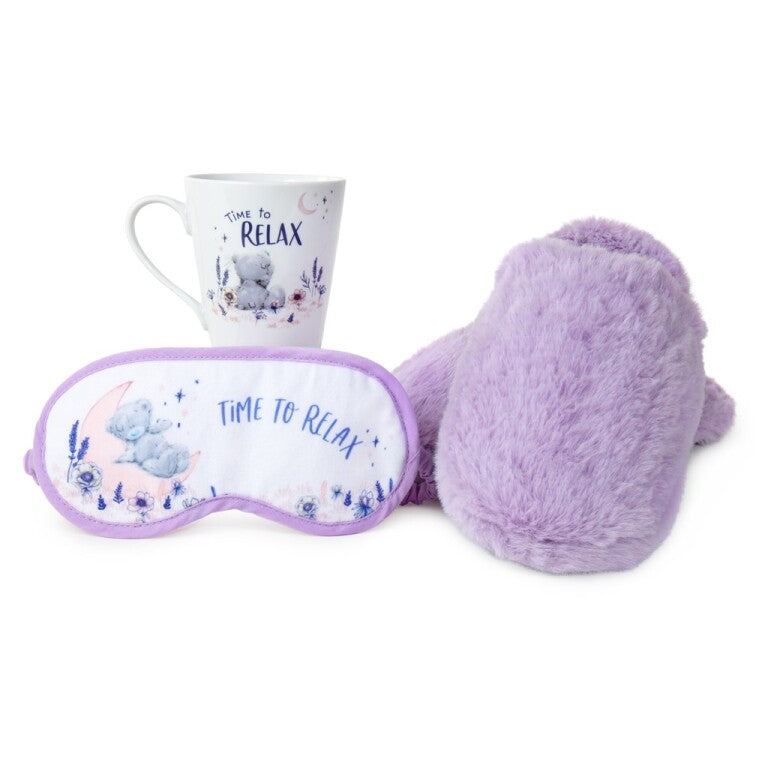 Slippers, Eye Mask, Mug Gift Set