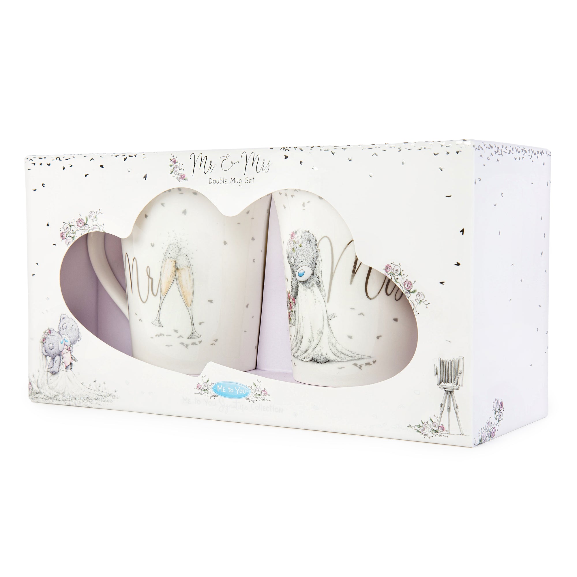 Me to You Tatty Teddy Mr & Mrs Double Wedding Mug Gift Set