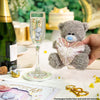 Me to You Tatty Teddy 18th Birthday Gift Set Includes Champagne Glass, Coaster & Keyring In Luxury Gift Box - Signature Collection