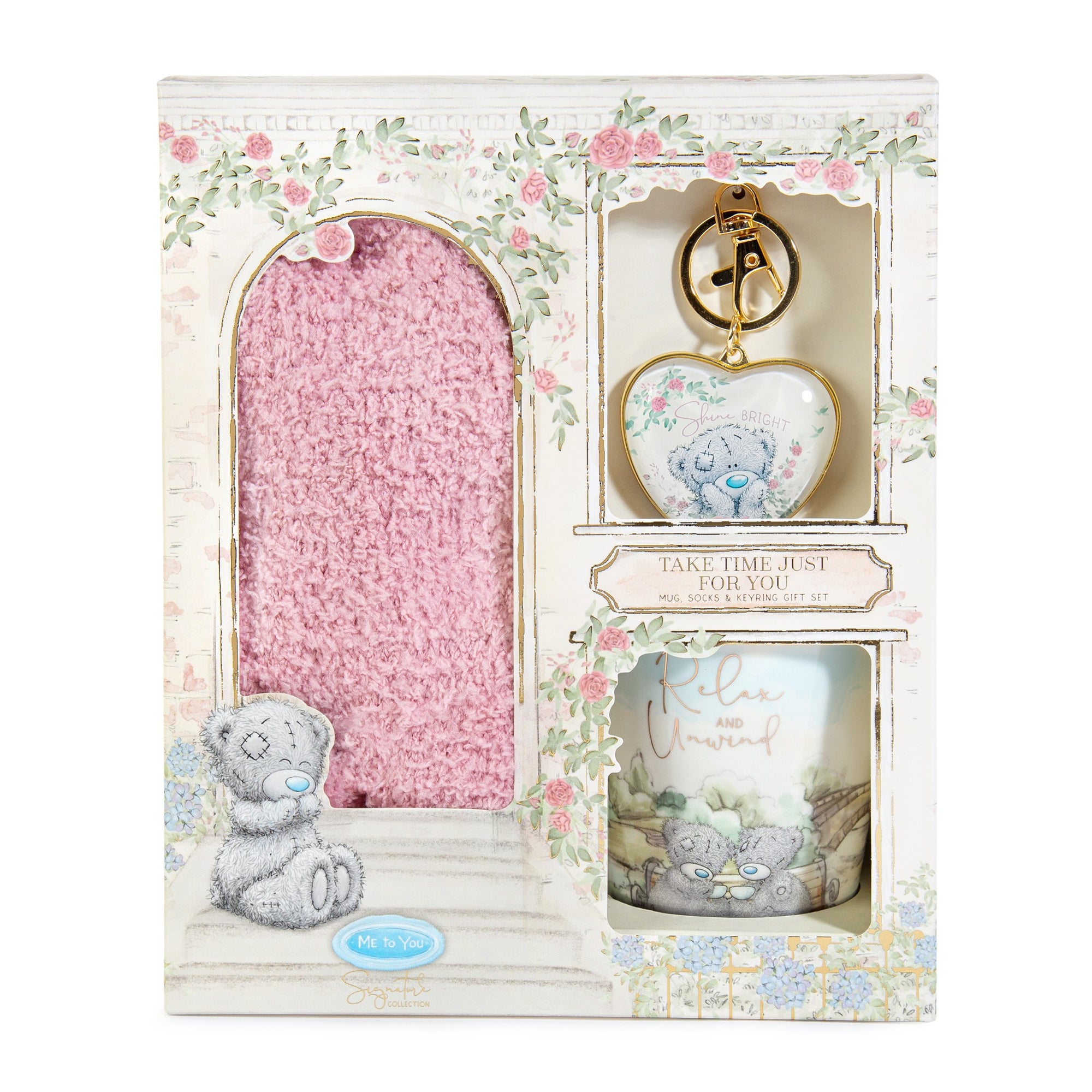 Me to You Tatty Teddy Socks, Mugs & Keyring In Luxury Gift Box