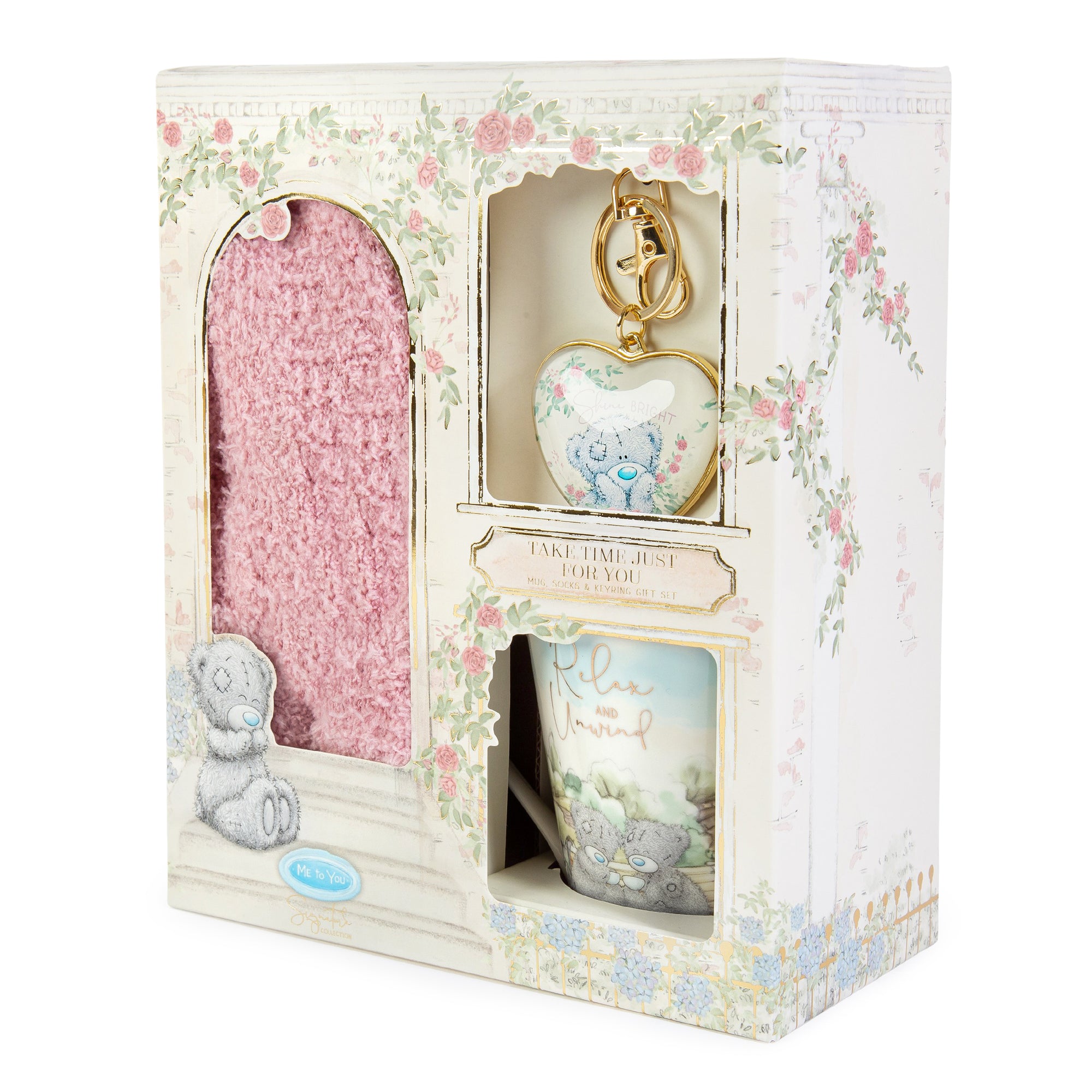 Me to You Tatty Teddy Socks, Mugs & Keyring In Luxury Gift Box