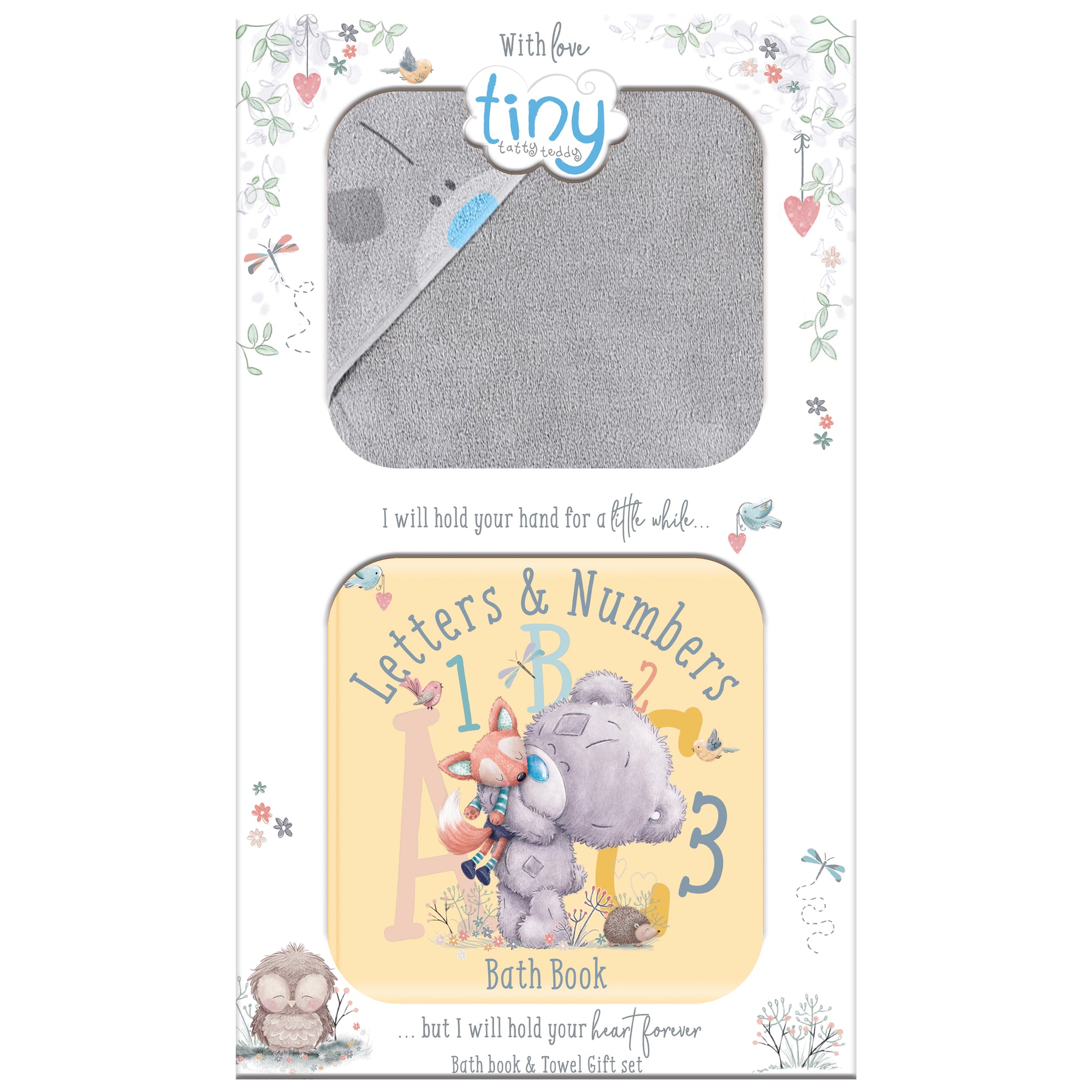 Me to You Tiny Tatty Teddy Hooded Bath Towel and Bath Book Gift Set - Official Collection