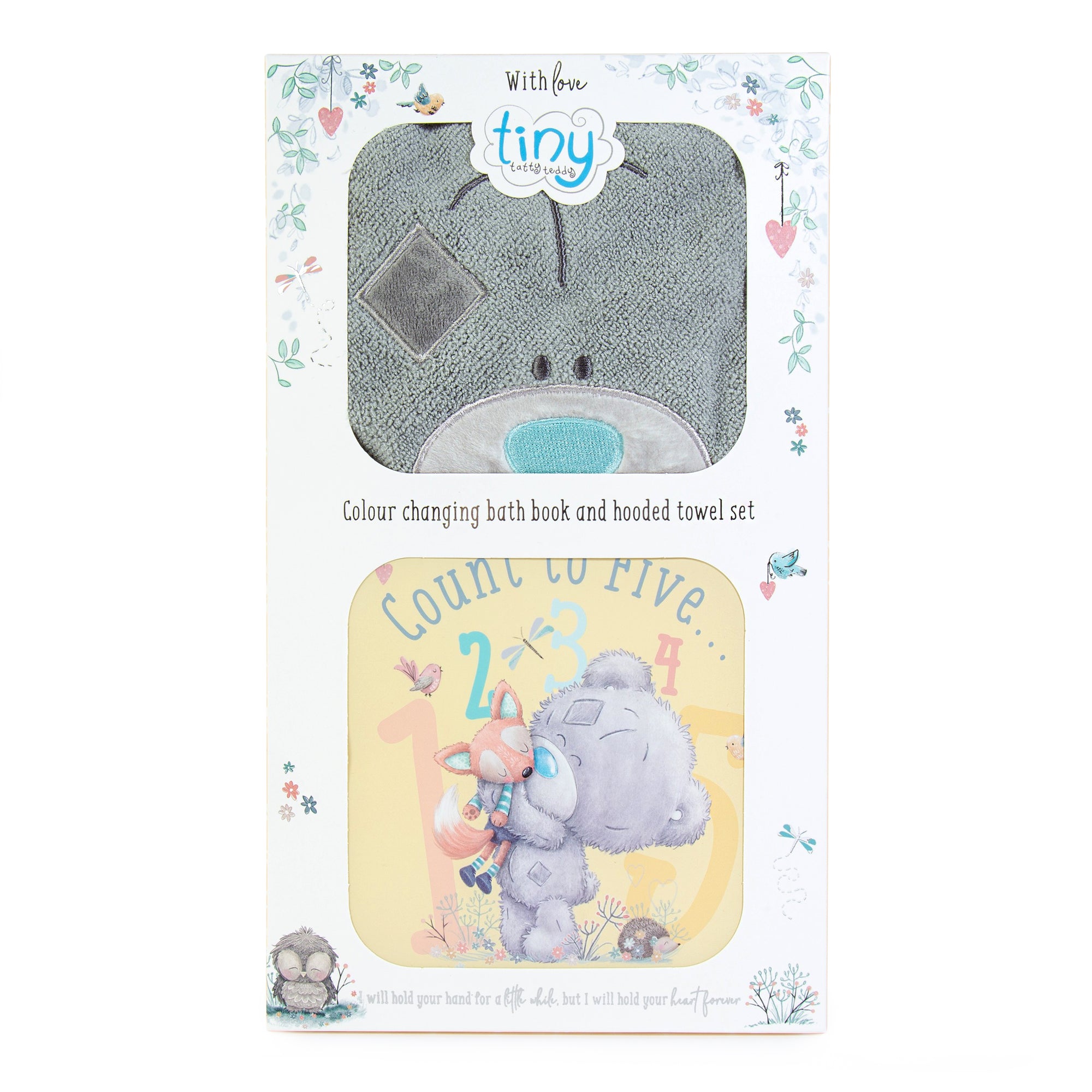 Me to You Tiny Tatty Teddy Hooded Bath Towel and Bath Book Gift Set - Official Collection