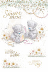Me to You Tatty Teddy Someone Special Handmade Luxury Birthday Greeting Card 6x9ins -