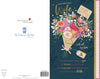 Luxury Hand-Finished Wedding Anniversary Card For Wife | Floral Design By Wishing Well Studios 7 x 11