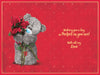 Me To You Tatty Teddy 'Gorgeous Wife' Luxury 3D Birthday Card 6 x 9 Inches - Official Collection