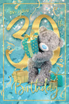 Me to You 30th Bear Holding Gift Greeting Card