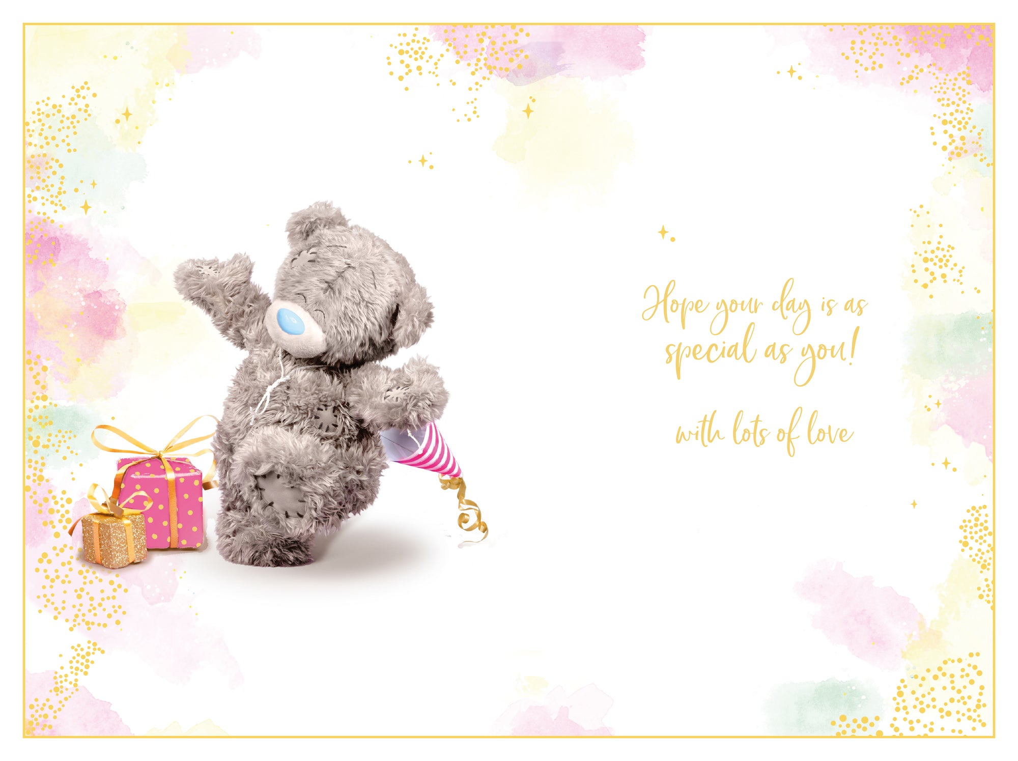 Me to You Tatty Teddy Cute 3D Photo Finish Keepsake Birthday Card For A Wonderful Niece -