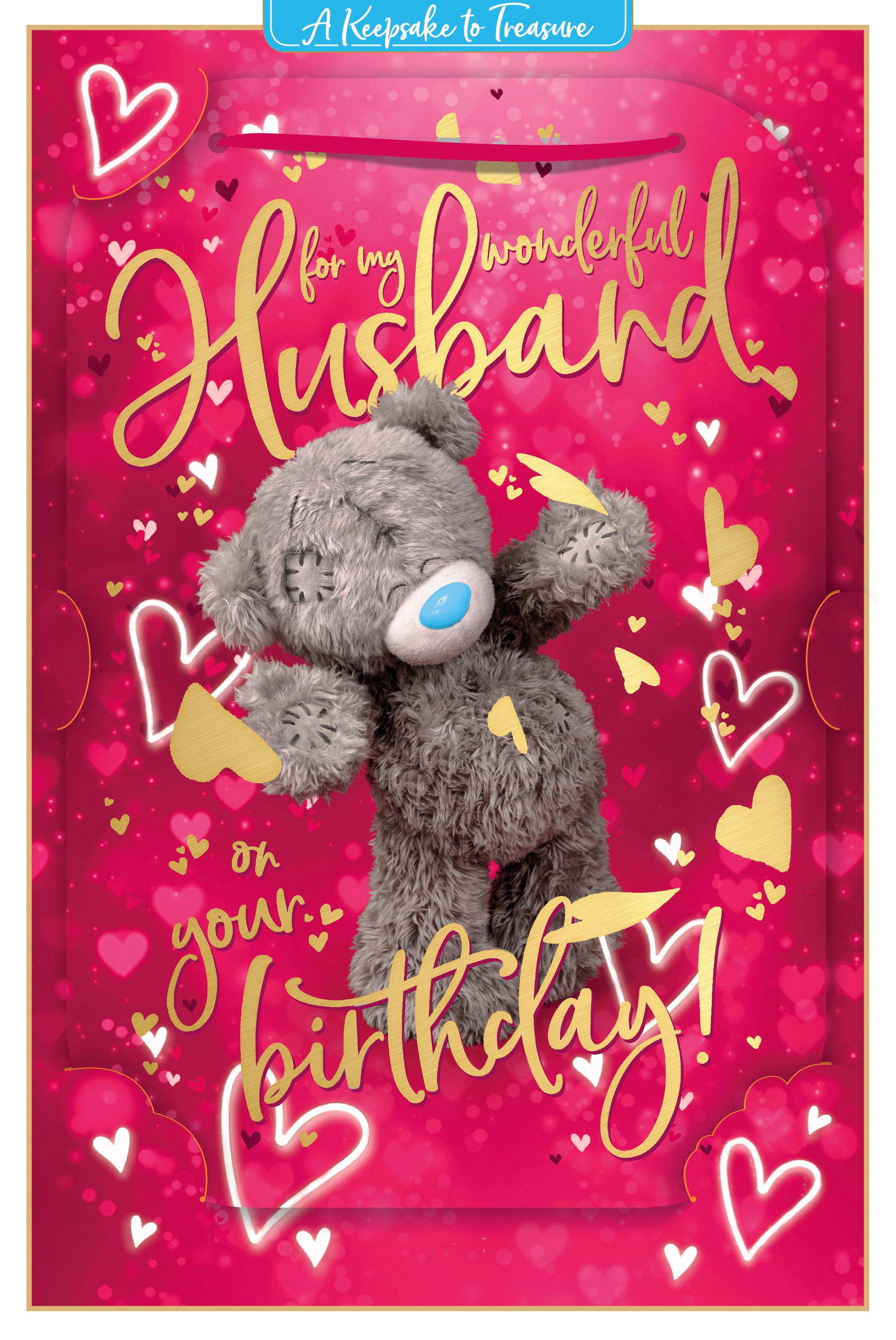 Me To You Bear Wonderful Husband On Your Birthday Card - View #4