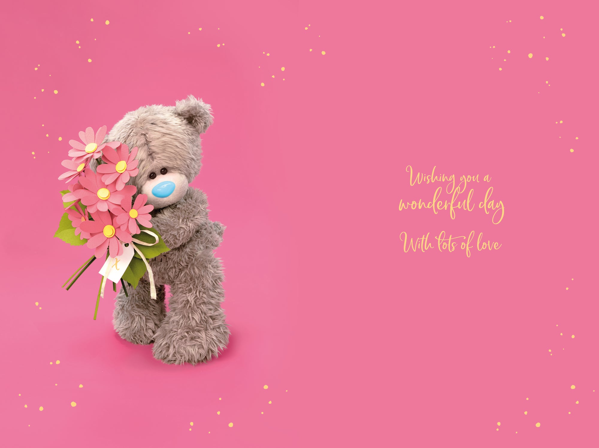Me to You Tatty Teddy Special Sister Luxury 3D Card, 6 x 9 Inches - Official Collection