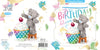 Me to You Tatty Teddy 3D Luxury Cherry And Cupcake Keepsake Birthday Card 6 x 6
