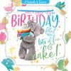 Me to You Tatty Teddy 3D Luxury Keepsake Birthday Card, Super-Duper Birthday 6 x 6