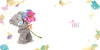 Me to You Tatty Teddy 3D Luxury Keepsake Birthday Card, Just For You 6 x 6