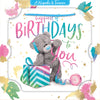 Me to You Tatty Teddy 3D Luxury Keepsake Birthday Card, Happiest Of Birthdays 6 x 6