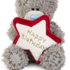 Me to You Tatty Teddy Plush 10cm-High Birthday Bear With Embroidered Star