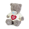 Me to You Tatty Teddy Plush 10cm-High Bear Wearing  Cute 'Love You' T-Shirt - Official Collection