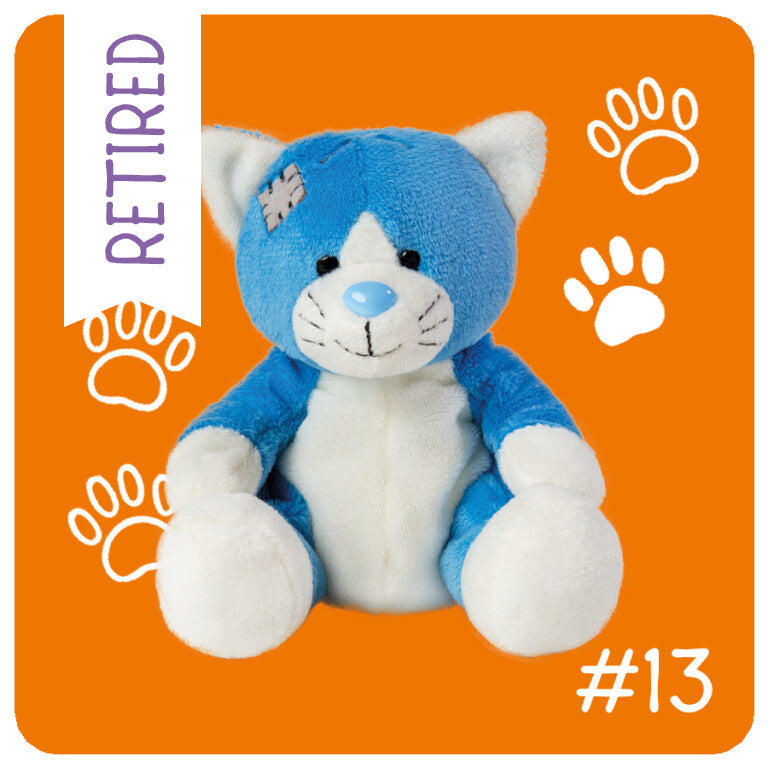 Tatty Teddy My Blue Nose Friends Little Blue Motor Car フィギュア おもちゃ 人形 My Blue Nose Friends - Chill the Triceratops Cute Collectable Beanie