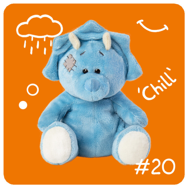 My Blue Nose Friends - Chill the Triceratops Cute Collectable Beanie