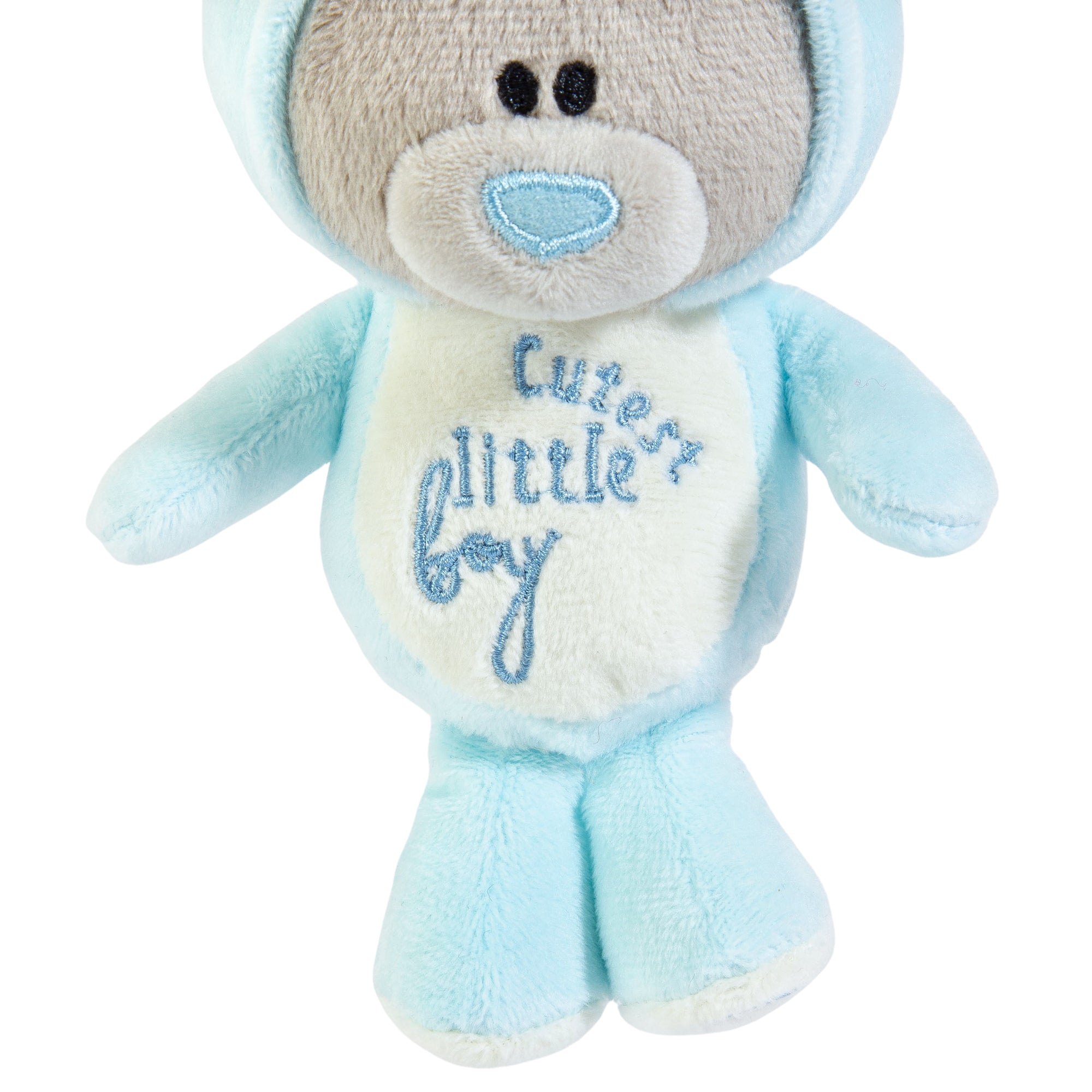 Me to You Tiny Tatty Teddy New Baby Boy Plush Bear In Bunny Onesie, 10cm Bear - Official Collection