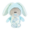 Me to You Tiny Tatty Teddy New Baby Boy Plush Bear In Bunny Onesie, 10cm Bear - Official Collection