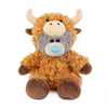 Me to You Tatty Teddy Plush Bear Dressed As Highland Cow 13cm High