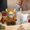Me to You Tatty Teddy Plush Bear Dressed As Highland Cow 13cm High
