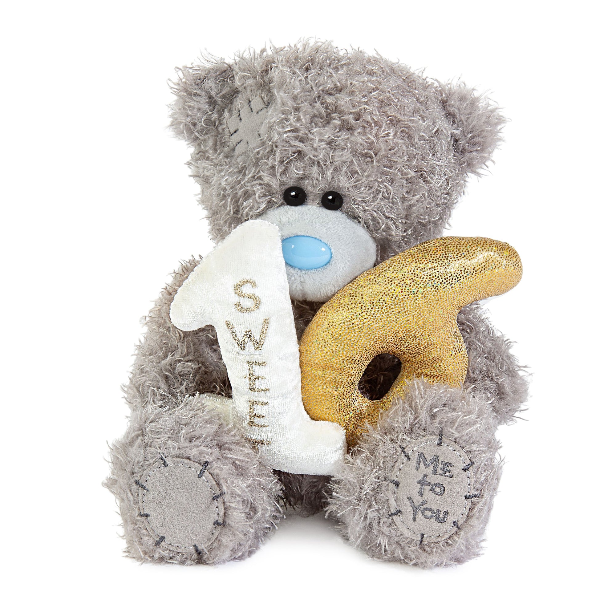 Me to You Tatty Teddy Plush 15cm-High Bear On Luxury Gift Plinth