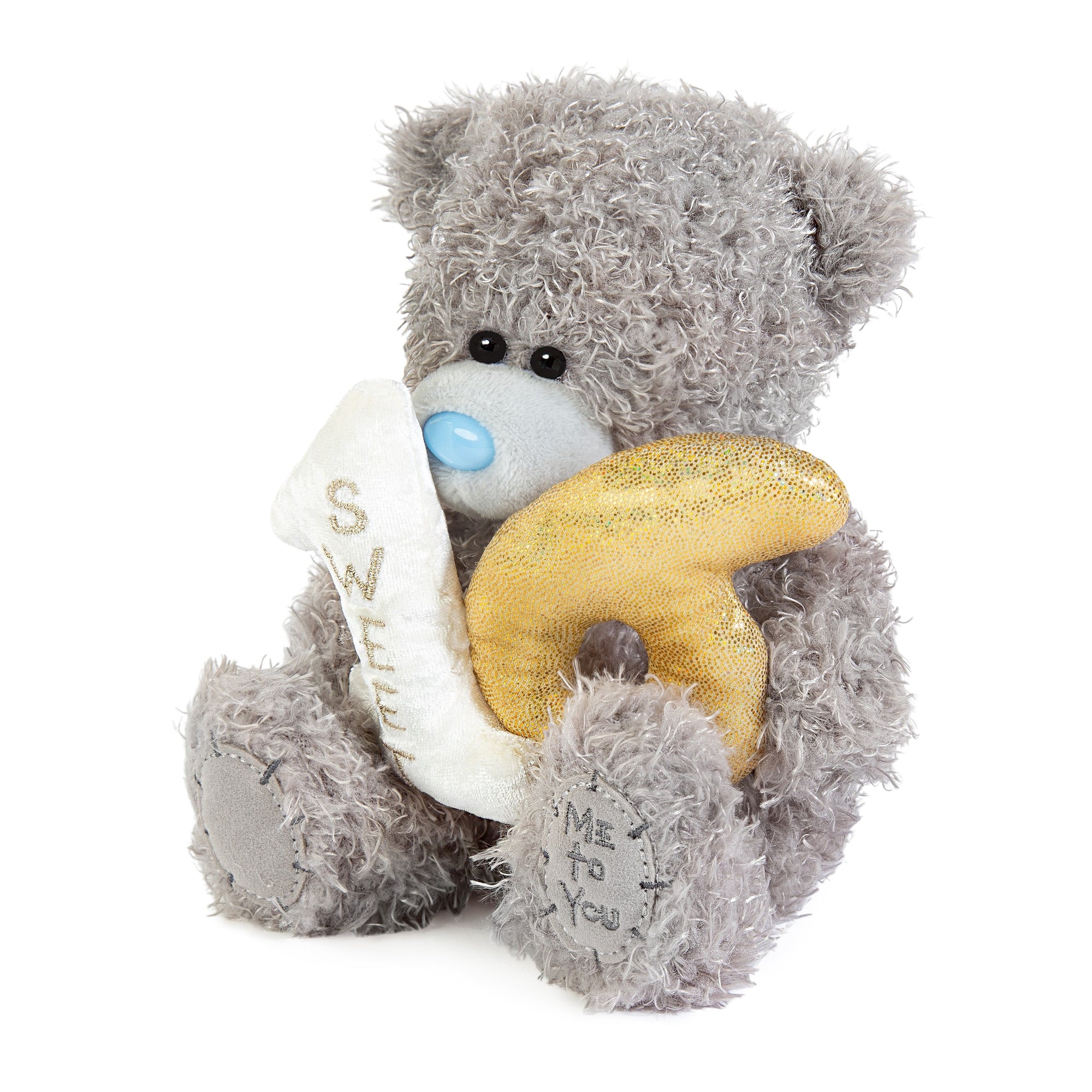 Me to You Tatty Teddy Plush 15cm-High Bear On Luxury Gift Plinth
