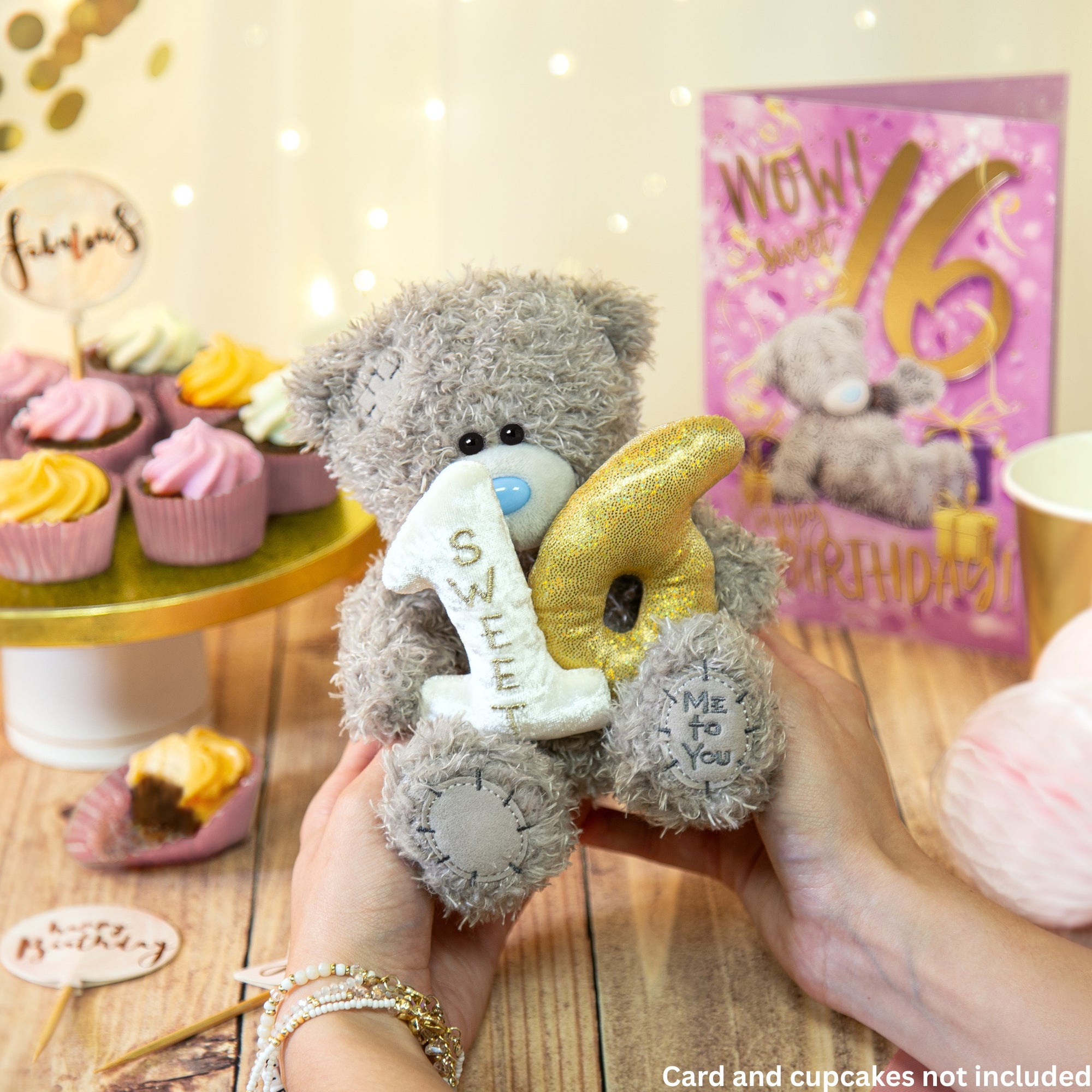 Me to You Tatty Teddy Plush 15cm-High Bear On Luxury Gift Plinth