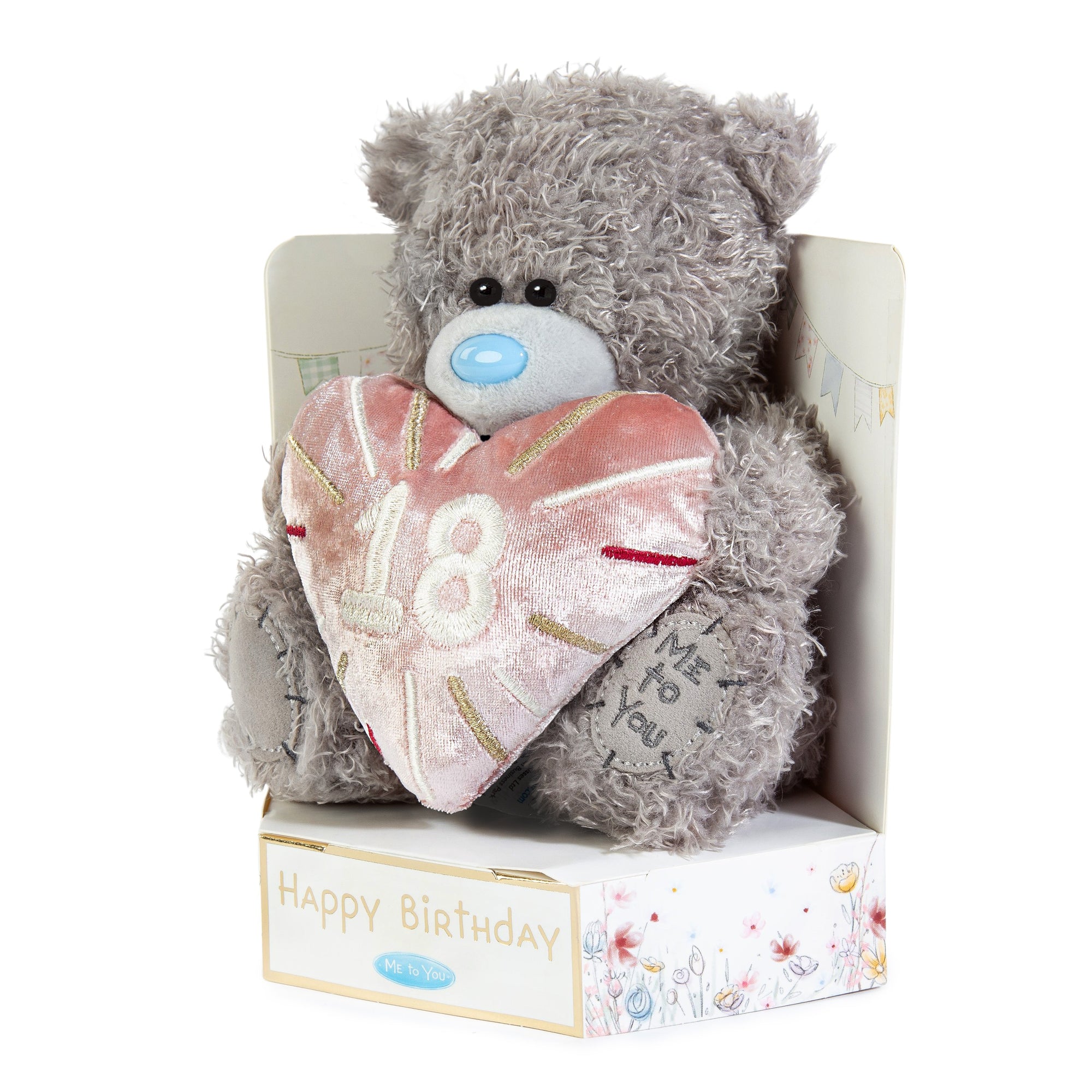Me to You Tatty Teddy Plush 15cm-High 18th Birthday Bear On Luxury Gift Plinth