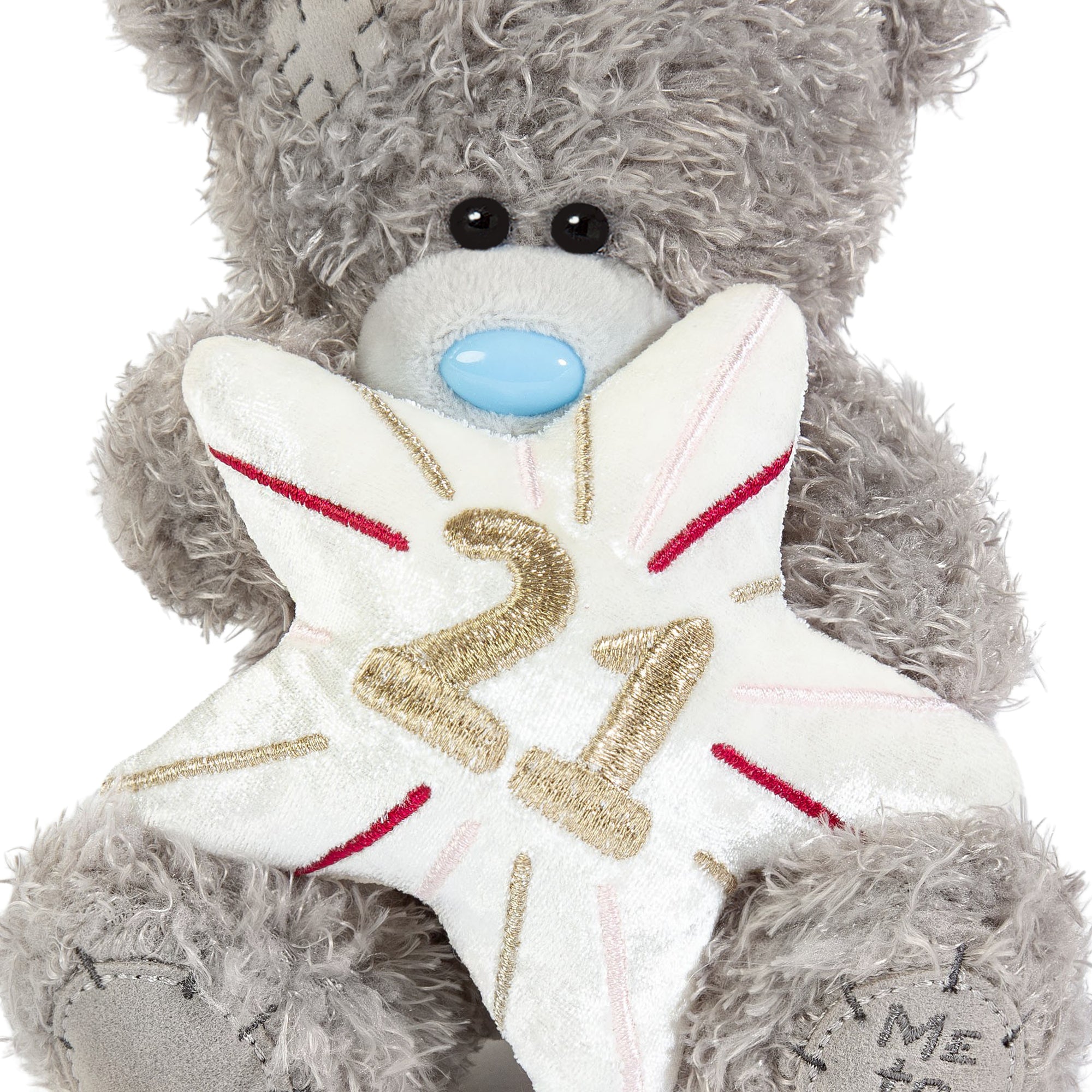 Me to You Tatty Teddy Plush 15cm-High 21st Birthday Bear On Luxury Gift Plinth - Official Collection