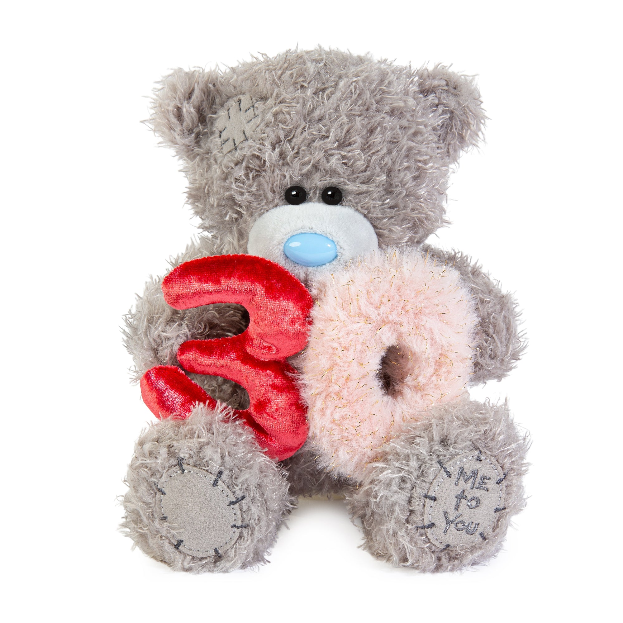 Me to You Tatty Teddy Plush 15cm-High 30th Birthday Bear On Luxury Gift Plinth