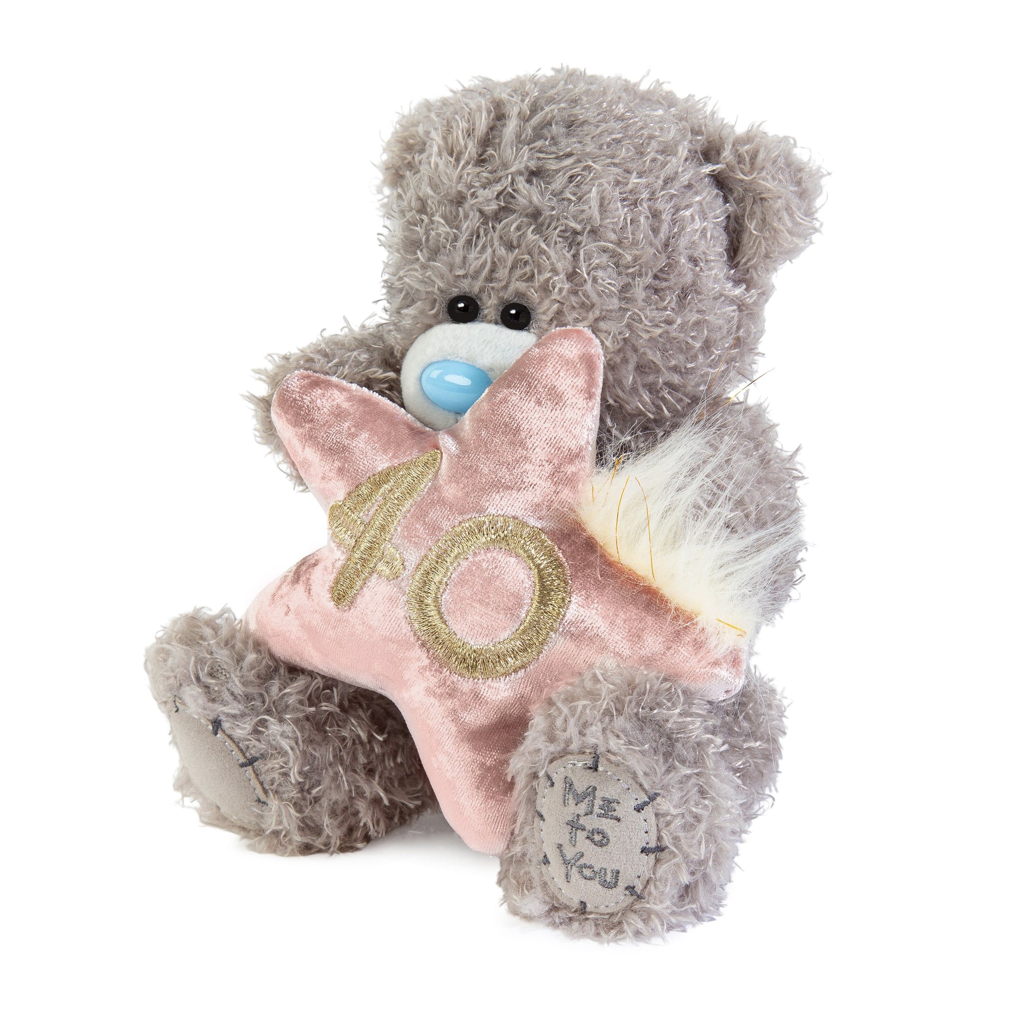 Me to You Tatty Teddy Plush 15cm-High 40th Birthday Bear On Luxury Gift Plinth