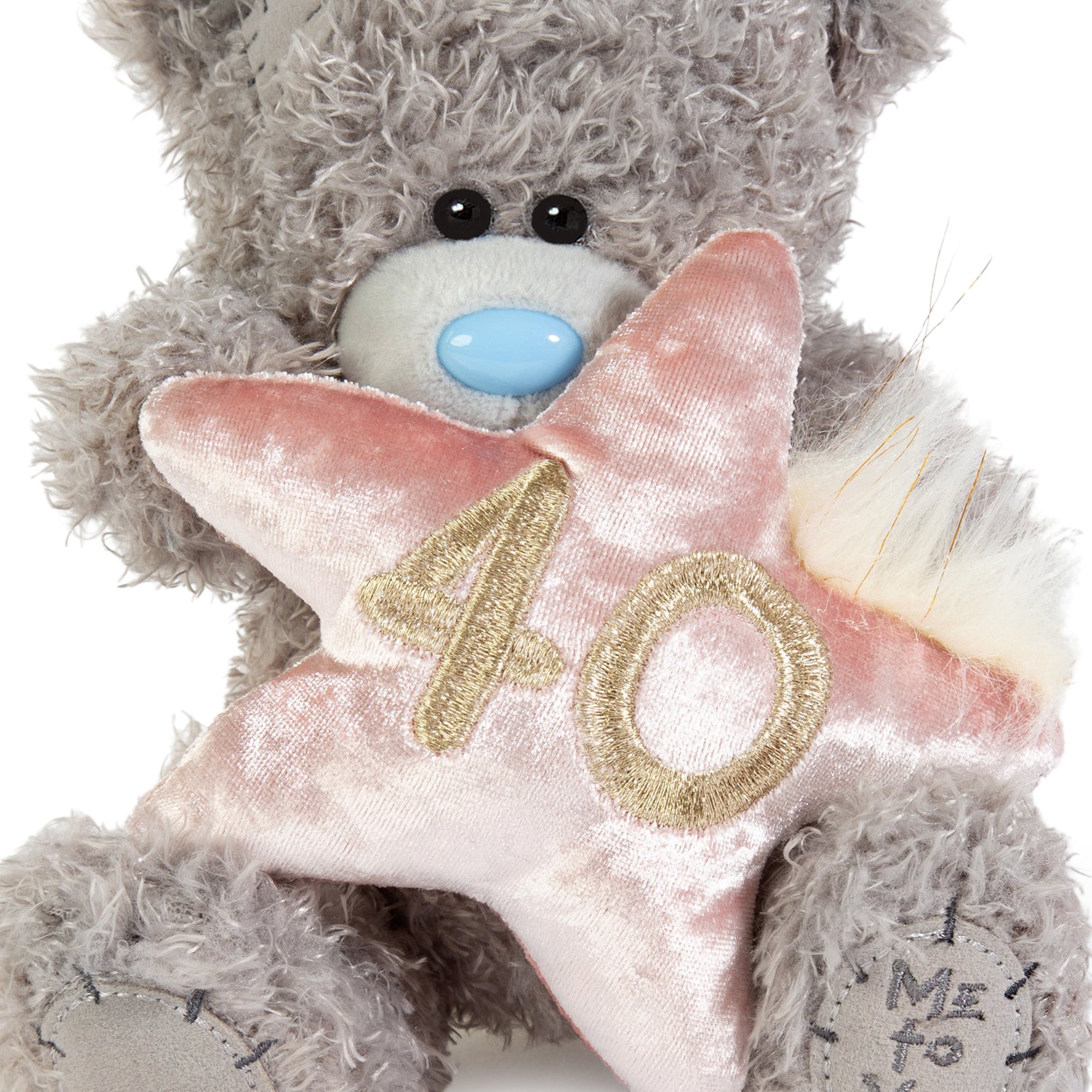 Me to You Tatty Teddy Plush 15cm-High 40th Birthday Bear On Luxury Gift Plinth
