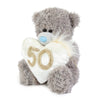 Me to You Tatty Teddy Plush 15cm-High 50th Birthday Bear On Luxury Gift Plinth