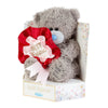 Me to You Tatty Teddy Plush 15cm-High Bear With Best Friend Rosette On Luxury Gift Plinth - Official Collection