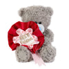 Me to You Tatty Teddy Plush 15cm-High Bear With Best Friend Rosette On Luxury Gift Plinth - Official Collection