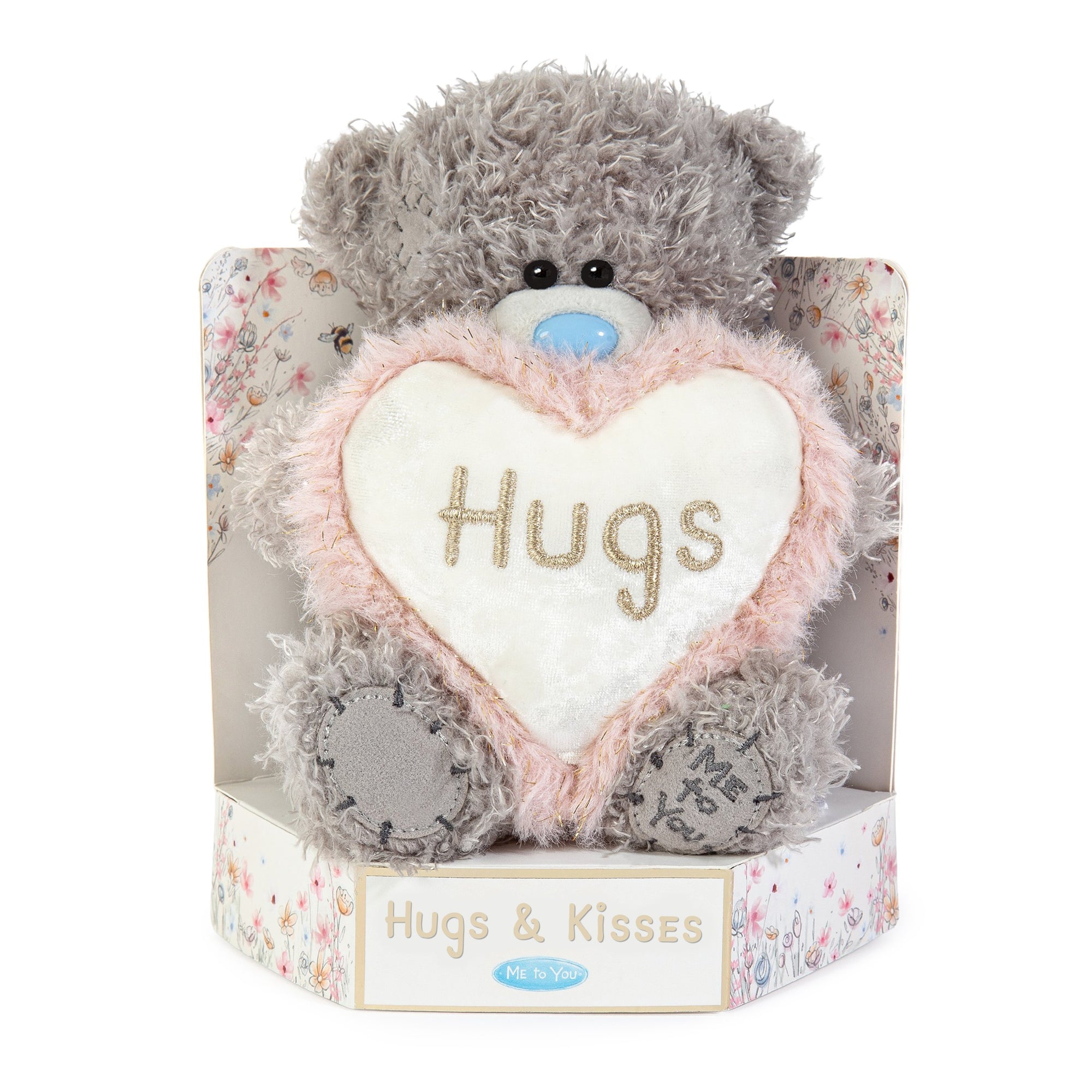 Me to You Tatty Teddy Plush 15cm-High Hugs Bear On Luxury Gift Plinth